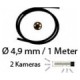 2in1 Videoendoskopkabel Front,- und Seitkamera 4,9mm / 1 Meter